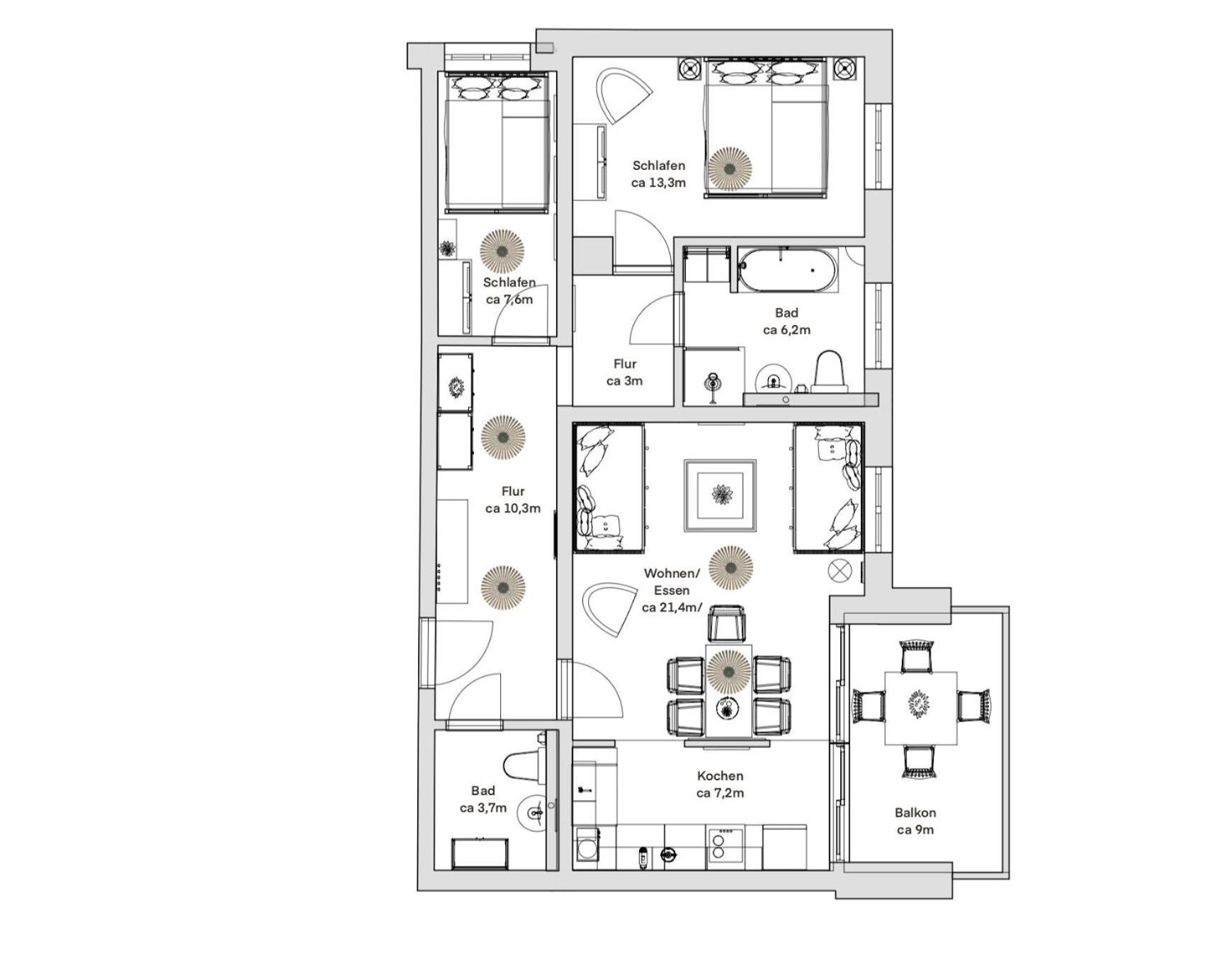 Pineapple Apartments Dresden Zwinger V - 78 Qm - 1X Free Parking エクステリア 写真